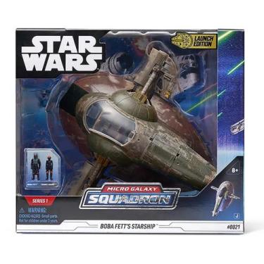 Imagem de Star Wars Nave Espacial Boba Fetts Starship 20cm Com Figuras - Sunny B