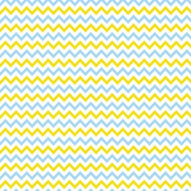 Imagem de Papel Parede Chevron Amarelo Branco Azul Decorativo Adesivo