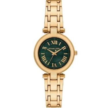 Imagem de Relógio Michael Kors Laney MK4892/1PN Dourado e Verde-Feminino