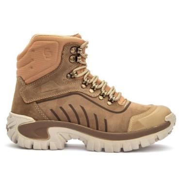 Imagem de Bota Masculina Dia a Dia Casual Versátil Inverno - CAT, Bege, Masculin