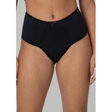 Imagem de Calcinha Fio Duplo de Microfibra Básica - Gimara, P, Preto
