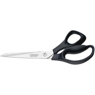 Imagem de Tesoura Costura Tramontina Profissional Inox e Cabo Onix 7", Inox e Pr