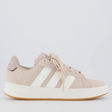 Imagem de Tênis Adidas Grand Court Alpha 00s Feminino Rosa Claro, 35