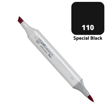 Imagem de Caneta Marcador Copic Sketch Ponta Dupla Cor Special Black
