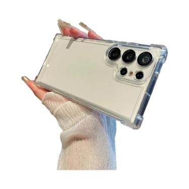 Imagem de Capa Híbrida De Acrílico Transparente Luxuosa E À Prova De Choque Para