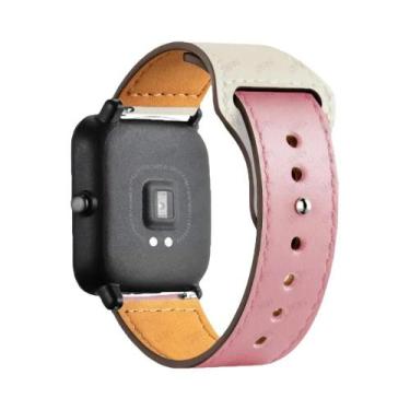Imagem de Pulseira De Couro Para Relógio Amazfit 20mm/22mm Compatível Com GTS 4/