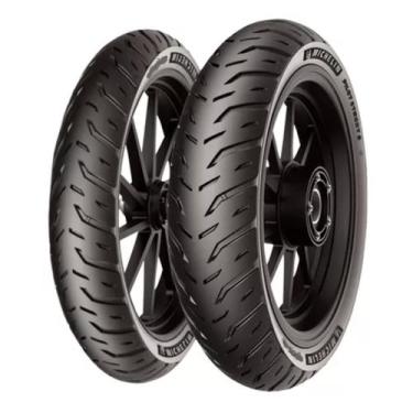 Imagem de Par Pneus Michelin 80/100-18 + 100/90-18 Pilot Street 2