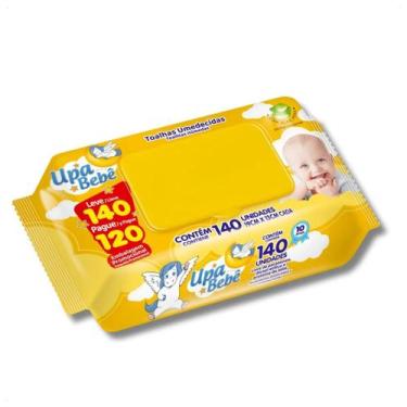 Imagem de Lenço Umedecido Upa Bebê 140 Unidades Maciez e Suavidade - Hygmax