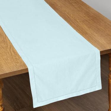 Imagem de Caminho De Mesa Ponto Ajour Azul 45X170Cm Rafimex