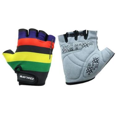 Imagem de Luva Ciclismo Bike Masculino Feminino Dedo Curto Hupi, Champs preto, P