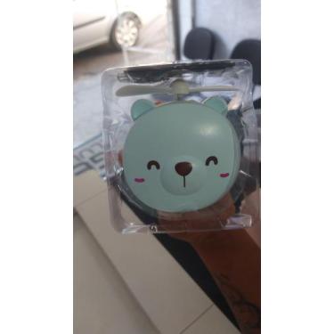 Imagem de Espelhor para maquiagem  com led. E. Ventilador - Mini Fan, Rosa
