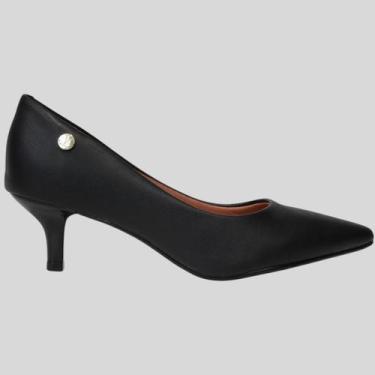 Imagem de Sapato Scarpin Feminino Bico Salto Fino Vizzano 1122.828.7286, Preto, 