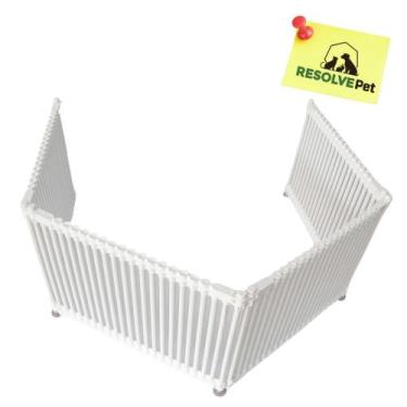 Imagem de Cercado Pet em PVC - Kit 4 módulos com 40 cm de altura x 78 cm de comp