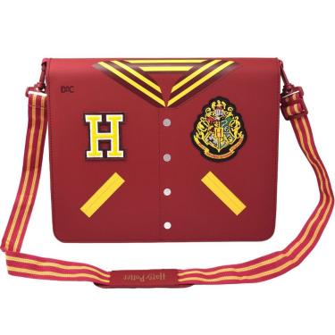 Imagem de Fichário Argolado Universitário com Zíper DAC 5349 Harry Potter 4 Argolas 48 Folhas e 10 Divisórias Vermelho