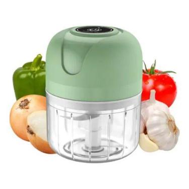 Imagem de Mini Moedor E Processador De Alimentos Sem Fio Recarregável - Genérica