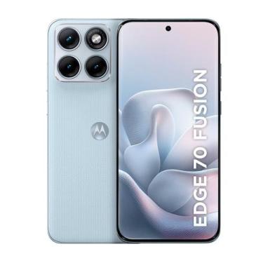 Imagem de Smartphone Motorola Edge 70 Fusion Câmera 50 MP OIS + 50 MP, 5G, Branc