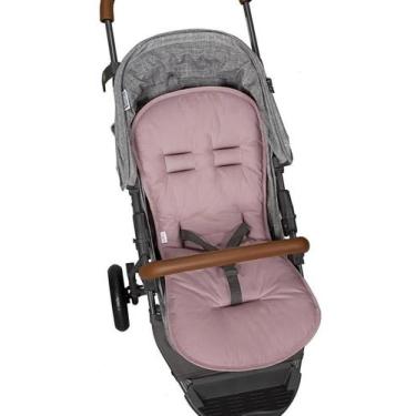Imagem de Capa de Carrinho de Bebê Cores Lisas Batistela Baby Algodão, ROSE ANTI
