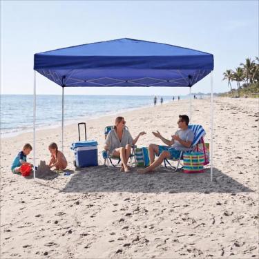 Imagem de Tenda Articulada Gazebo Dobrável 3x3 Barraca Camping Praia - Holtter H