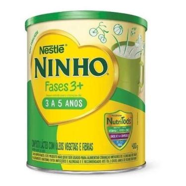 Imagem de Fórmula infantil em pó Nestlé Ninho Fases 3+ em lata 400g