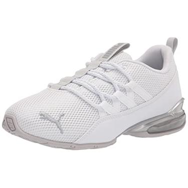 Imagem de PUMA Tênis feminino Riaze Prowl Mod Swirl 37 B(M) BR, branco e prata, Mod Swirl branco-prata, 36