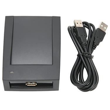 Imagem de Leitor de cartão de acesso, lâmpada de exibição LED Operação simples Solicitar eficazmente leitor de cartão IC para sistema de banco para sistema de gerenciamento de segurança