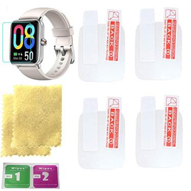 Imagem de Protetor de tela de alta resolução octelect para protetor de tela de relógio inteligente dirrelo com 4 peças em um pacote