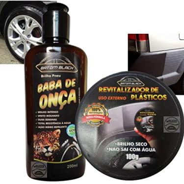 Imagem de Kit Pretinho Baba de Onça + Revitalizador de Plásticos