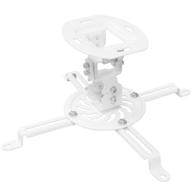 Imagem de Suporte de Teto para Projetor - Ajuste de Altura de 54 até 320mm - Branco - ELG PRO100WH