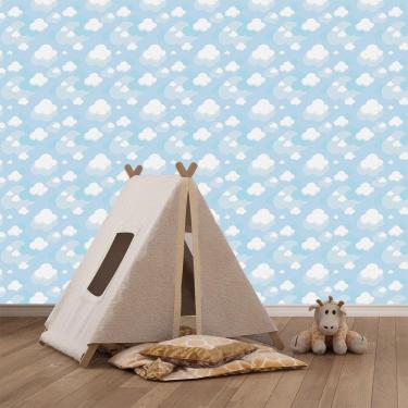 Imagem de Papel de Parede Adesivo - Nuvens - 904ppb