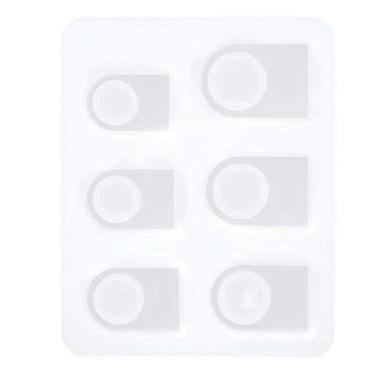 Imagem de Kit de molde de anel de silicone, anel de dedo molde de silicone anel de fundição de resina molde de silicone DIY feito à mão acessórios de resina para fabricação de joias