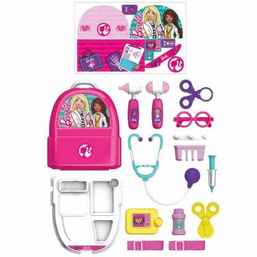 Imagem de Kit Médico Infantil - Barbie Doutora - Mochila Médica - Fun Divirta-se