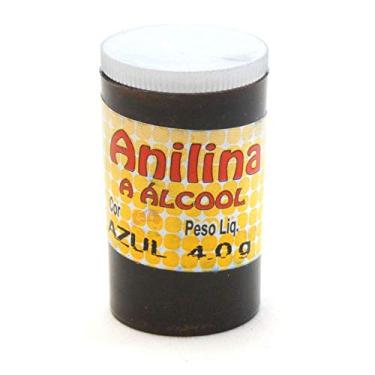 Imagem de Anilina a Álcool Glitter em Frasco de 4 gr à 6 gr Azul
