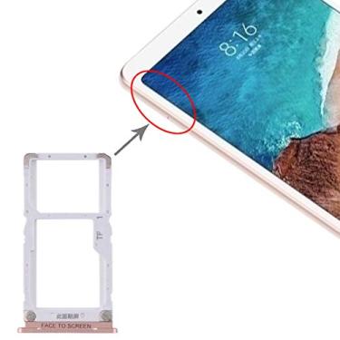 Imagem de HONGYAN Peças de substituição de telefone celular Bandeja de cartão SIM + bandeja de cartão Micro SD para Xiaomi Mi Pad 4 Acessórios telefônicos