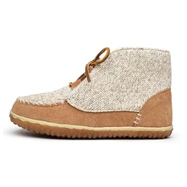 Imagem de Minnetonka Pantufa feminina Torrey camur a para uso interno e externo, Cinnamon, 5