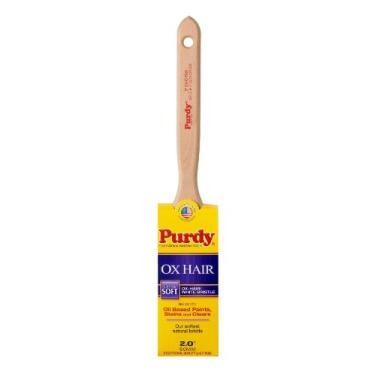 Imagem de Purdy Pincel de pintura 144300020 Ox-Hair Series Ox-O-Thin Flat Trim 5 cm, amarelo