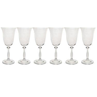 Imagem de Conjunto de Taças para Água Bohemia Angela 350 ml em Cristal Ecológico - 6 Peças