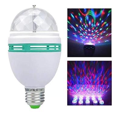 Imagem de Kopeck Lâmpada LED Colorida Giratória 3W RGB 500lm E27 Bivolt 100-240V 20.000 Horas
