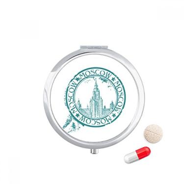 Imagem de Porta-comprimidos russa Moscow Classic Country City com bolso para remédios