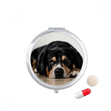 Imagem de Caixa de comprimidos com foto de animal de estimação para cães, caixa de armazenamento de medicamentos