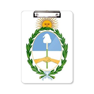 Imagem de Buenos Aires Argentina Emblema nacional Placa de apoio A4