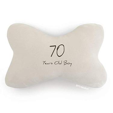 Imagem de DIYthinker Almofada de apoio de cabeça para decoração de pescoço para meninos de 70 anos
