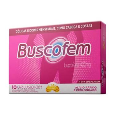 Imagem de Buscofem 400mg 10 cápsulas líquidas HYPERMARCAS