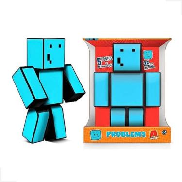 Boneco Stick Turma do Problems - Pequeno - 25cm - Minecraft - Algazarra