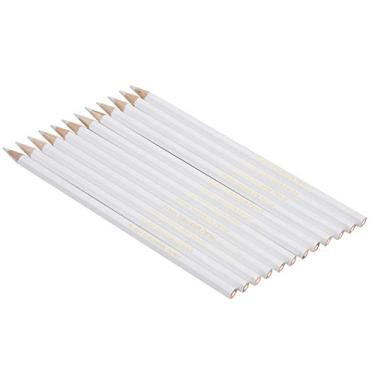 Imagem de Lápis Solúvel Em água 12 Peças Lápis de Costura Branco para Costura Costureira Ferramenta Prática Faça você Mesmo Lápis Marcadores de Artesanato