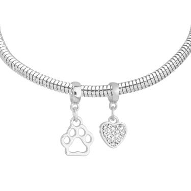 Imagem de Pulseira Pet Veterinária Para Pandora Banhado a Prata 925