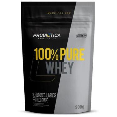 Imagem de 100% Pure Whey Protein Probiótica Chocolate 900G Refil