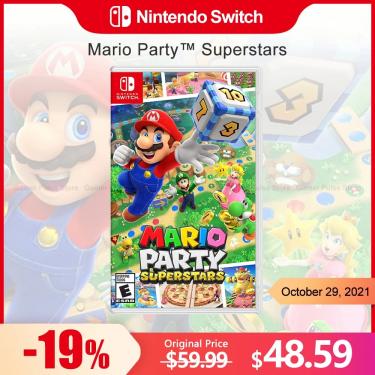 Imagem de Mario Party Superstars Jogos Nintendo Switch 100% original oficial jogo físico cartão festa gênero