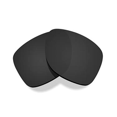 Imagem de Littlebird4 Lentes de reposição polarizadas premium de 1,5 mm para óculos de sol Oakley Gauge 8 L OO4124-xx (62 mm) - Multiopções (preto escuro)