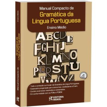 Imagem de Manual Compacto De Gramática Da Língua Portuguesa - Ensino Médio - Rid