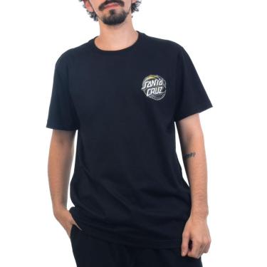 Imagem de Camiseta Masculina Santa Cruz Wave Dot - PRETO / M-Masculino